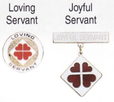 Loving Servant and Joyful Servant medals